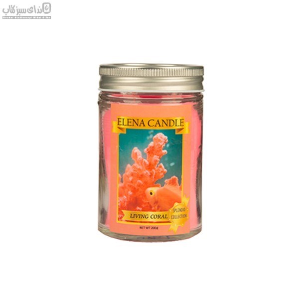 تصویر  شمع عطري گوهرافشان با رايحه مرجان 200 گرمي النا