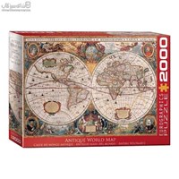 نمایش جزئیات برای  پازل يوروگرافيك 2000 تكه 1997-8220 Antique World Map تصویر  پازل يوروگرافيك 2000 تكه 1997-8220 Antique World Map