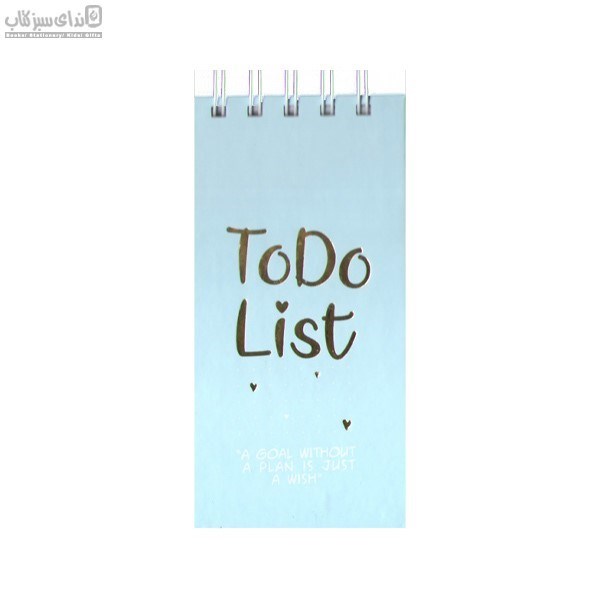 تصویر  TO DO LIST سيم از بالا سري كيوت (آبي نقره‌كوب)