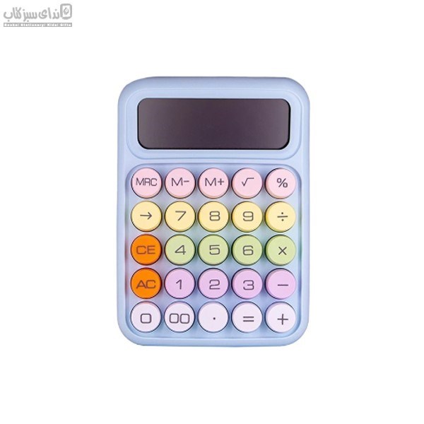 تصویر  (RZ-817)ماشين حساب پاستلي آبي