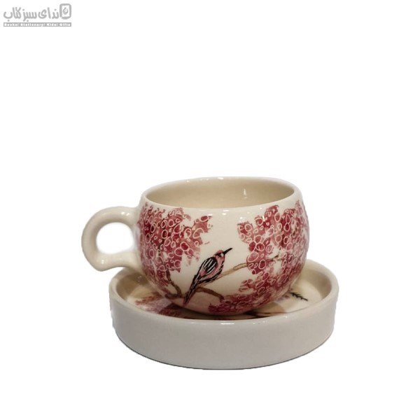 تصویر  لته خوري بزرگ با زيره طرح مرغ ميناي قرمز SL5-007