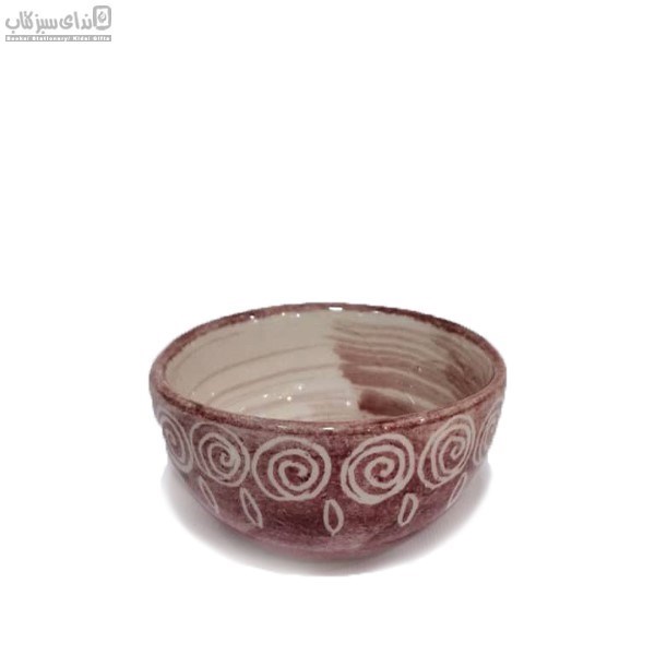 تصویر  پياله كوچك طرح اسپيرال قرمز C5-021