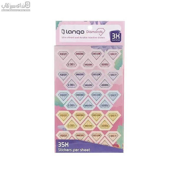 تصویر  استيكر تشويقي طرح الماس IS-004