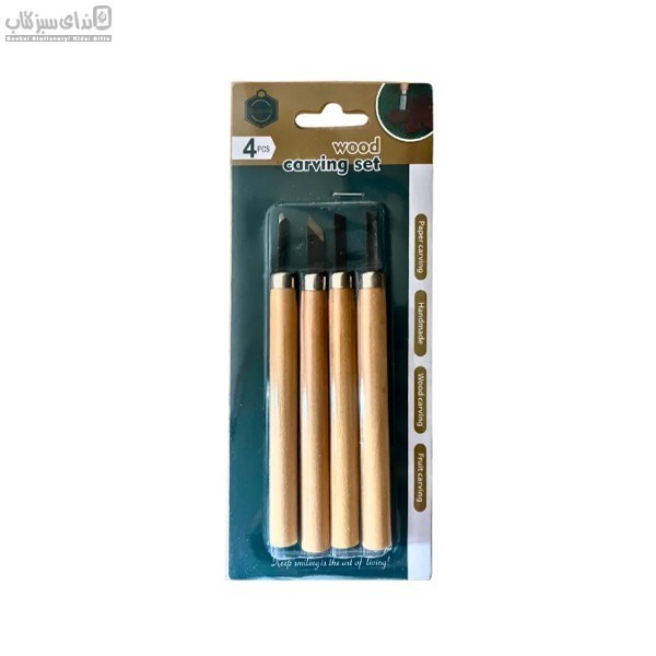 تصویر  مغار دسته چوبي 4عددي