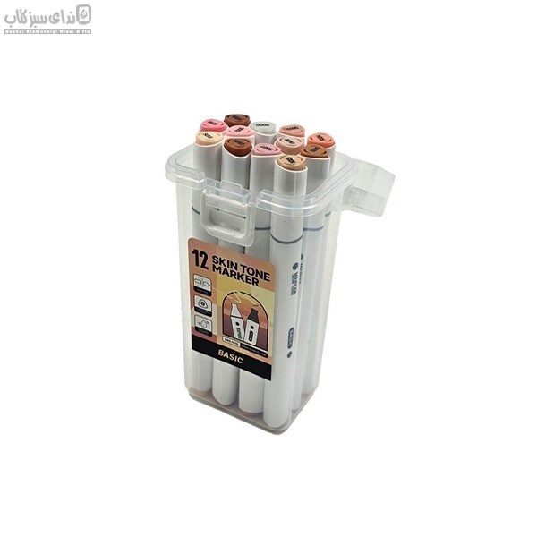 تصویر  ماژيك 12رنگ راندو بيسيك رنگ (4413)