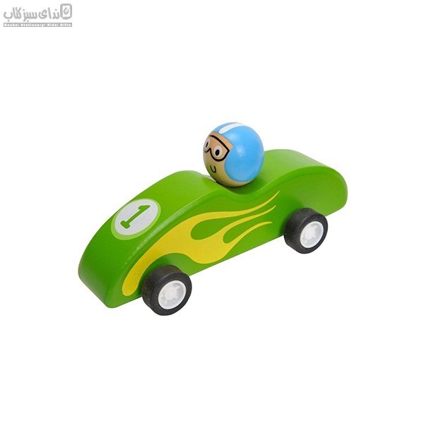 تصویر  (BZ_01) ماشين مسابقه عقب‌كش سبز