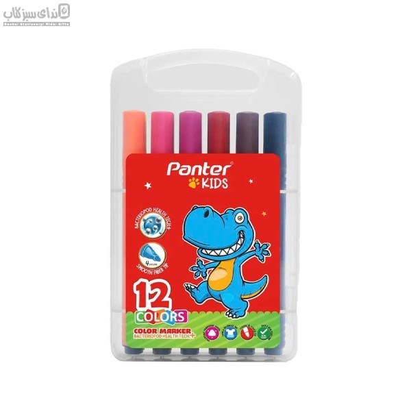 تصویر  ماژيك نقاشي 12رنگ دكترپنتر