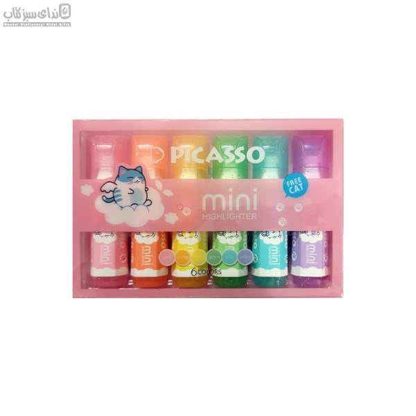 تصویر  هايلايتر 6رنگ ميني فانتزي (HL160)