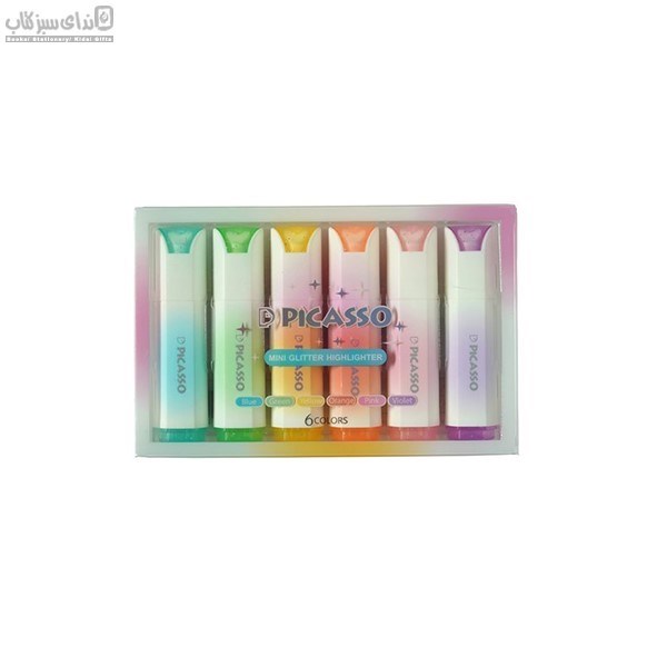 تصویر  هايلايتر 6رنگ ميني اكليلي (HL180)