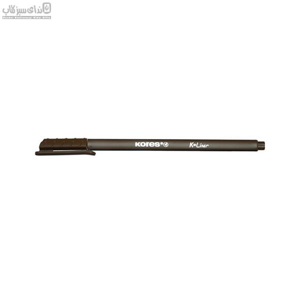 تصویر  (28162) روان‌نويس نوك نمدي بدنه سه گوش قهوه‌اي