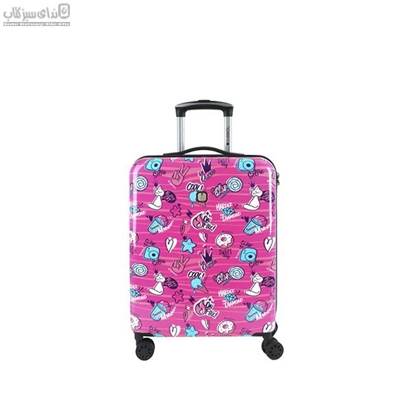 تصویر  چمدان كوچك sticker (234122021) سايز 20*55*40 صورتي