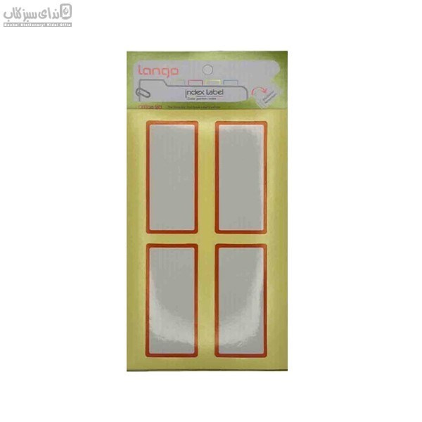 تصویر  استيكر اسم دورقرمز 5.3*6 كد IL-011