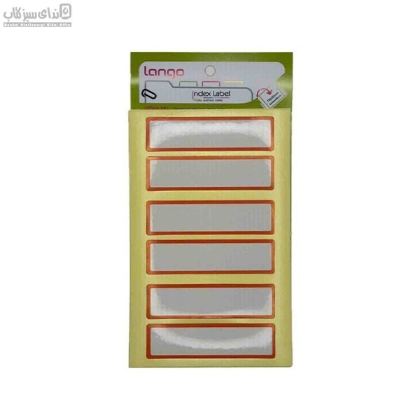 تصویر  استيكر اسم دور قرمز 7.5*2 كد IL-012