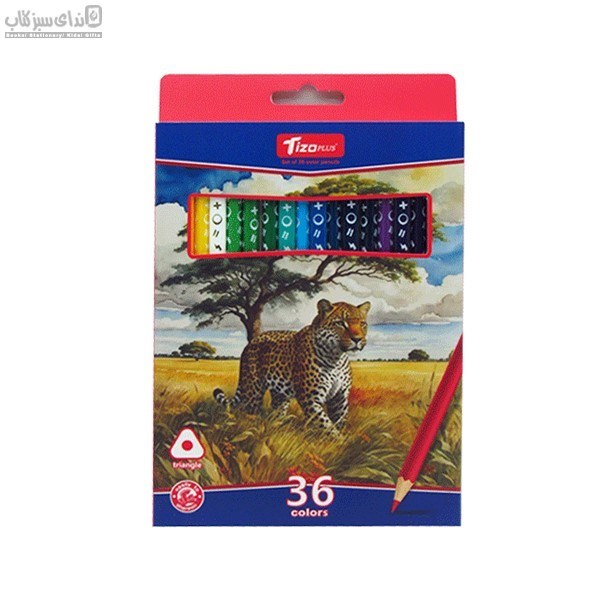 تصویر  مدادرنگي 36رنگ tizo جعبه مقوايي