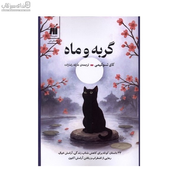 تصویر  گربه و ماه