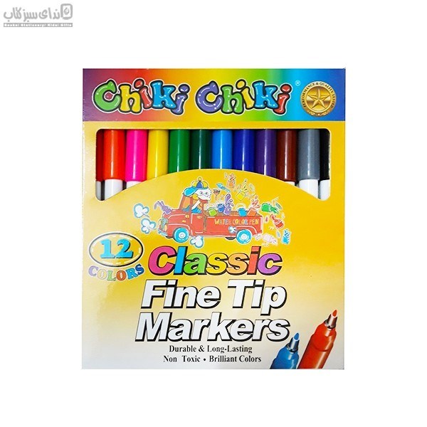 تصویر  ماژيك 12 رنگ  چيكي چيكي
