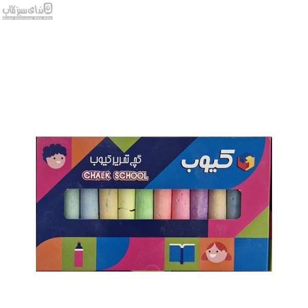 تصویر  گچ رنگي 12 رنگ