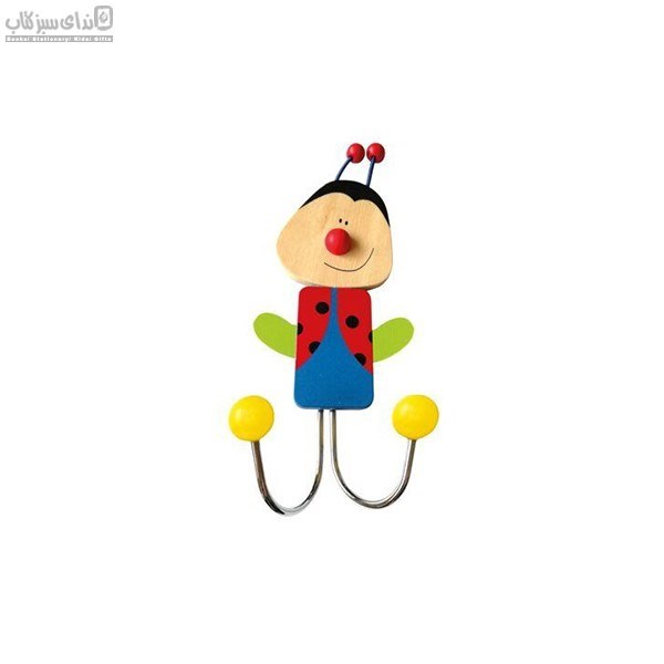 تصویر  قلاب آويز دوبل طرح كفشدوزك