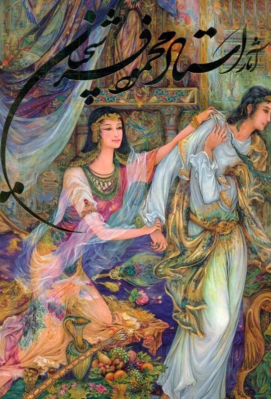 تصویر  آثار استاد محمود فرشچيان (با قاب)