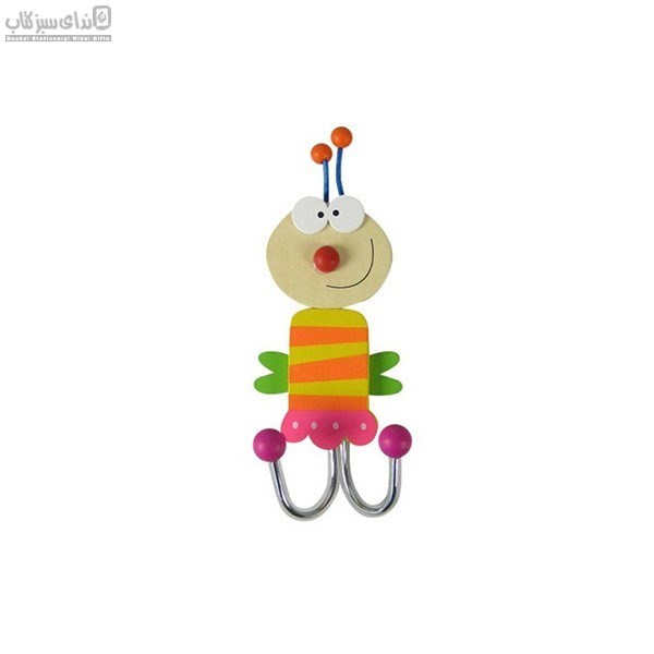 تصویر  قلاب آويز دوبل طرح زنبور