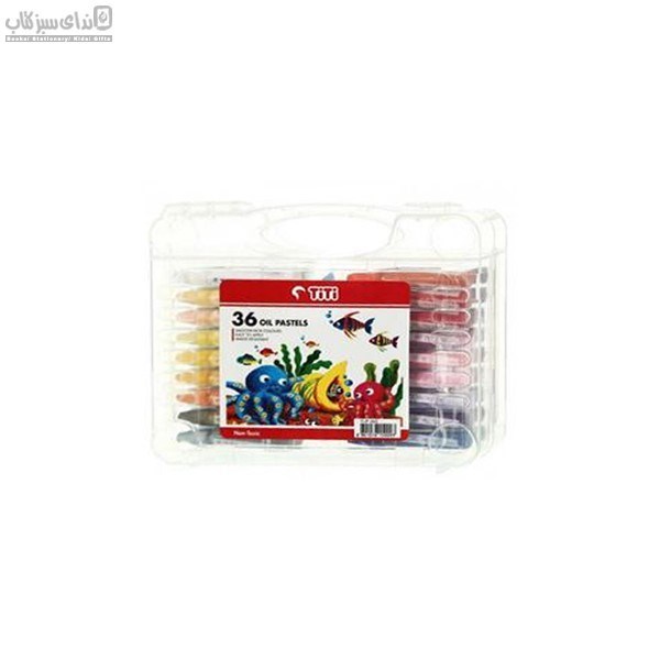 تصویر  مدادشمعي 36رنگ روغني tizo