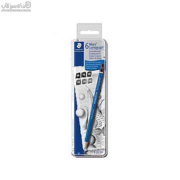 تصویر  ست مداد طراحي لوموگراف 6عددي