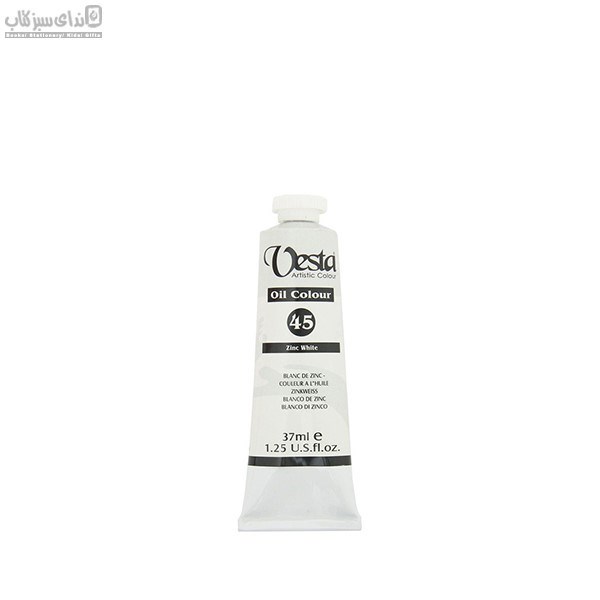 تصویر  رنگ روغن Zinc White وستا 37ميل كد45