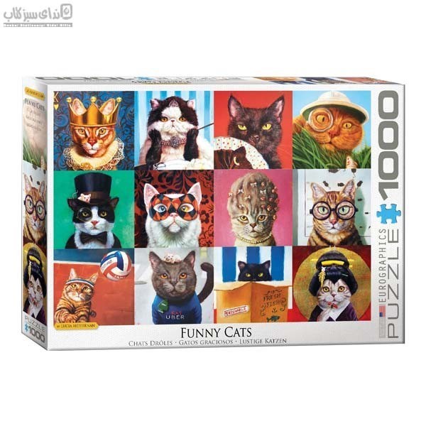 تصویر  1000 تكه Funny Cats 6000-5522