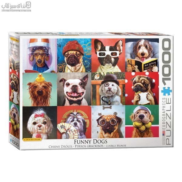 تصویر  1000 تكه Funny Dogs 6000-5523