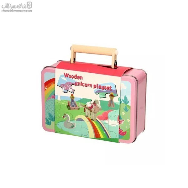 تصویر  پازل يوني‌كورن همراه كيف فلزي (KZ-14)