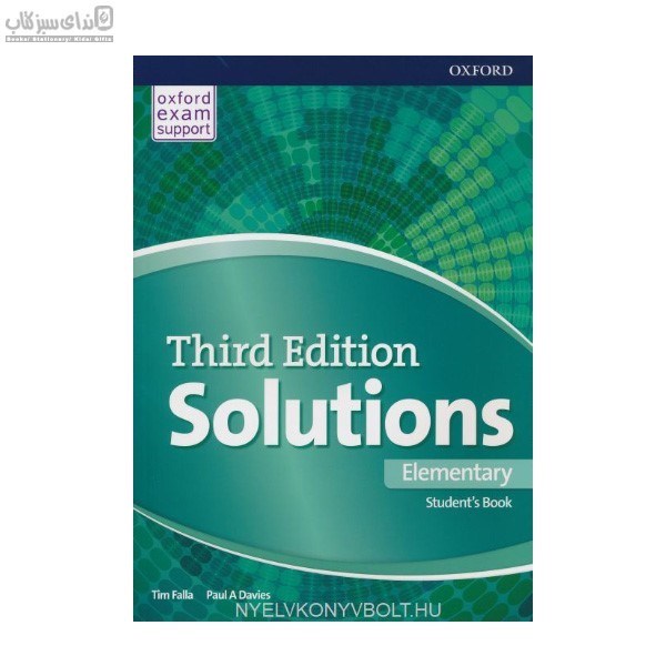 تصویر  Third Edition Solutions Elementary Work And Student Book