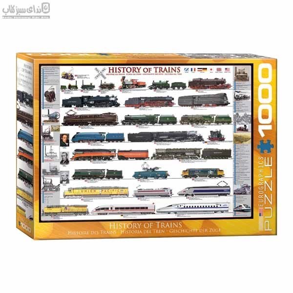 تصویر  1000 تكه 0251-6000 History of Trains