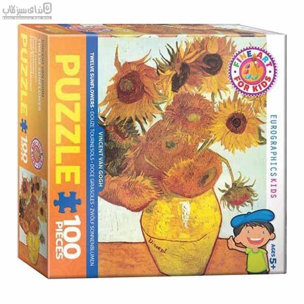 تصویر  100 تكه 3688-6100 Twelve Sunflowers
